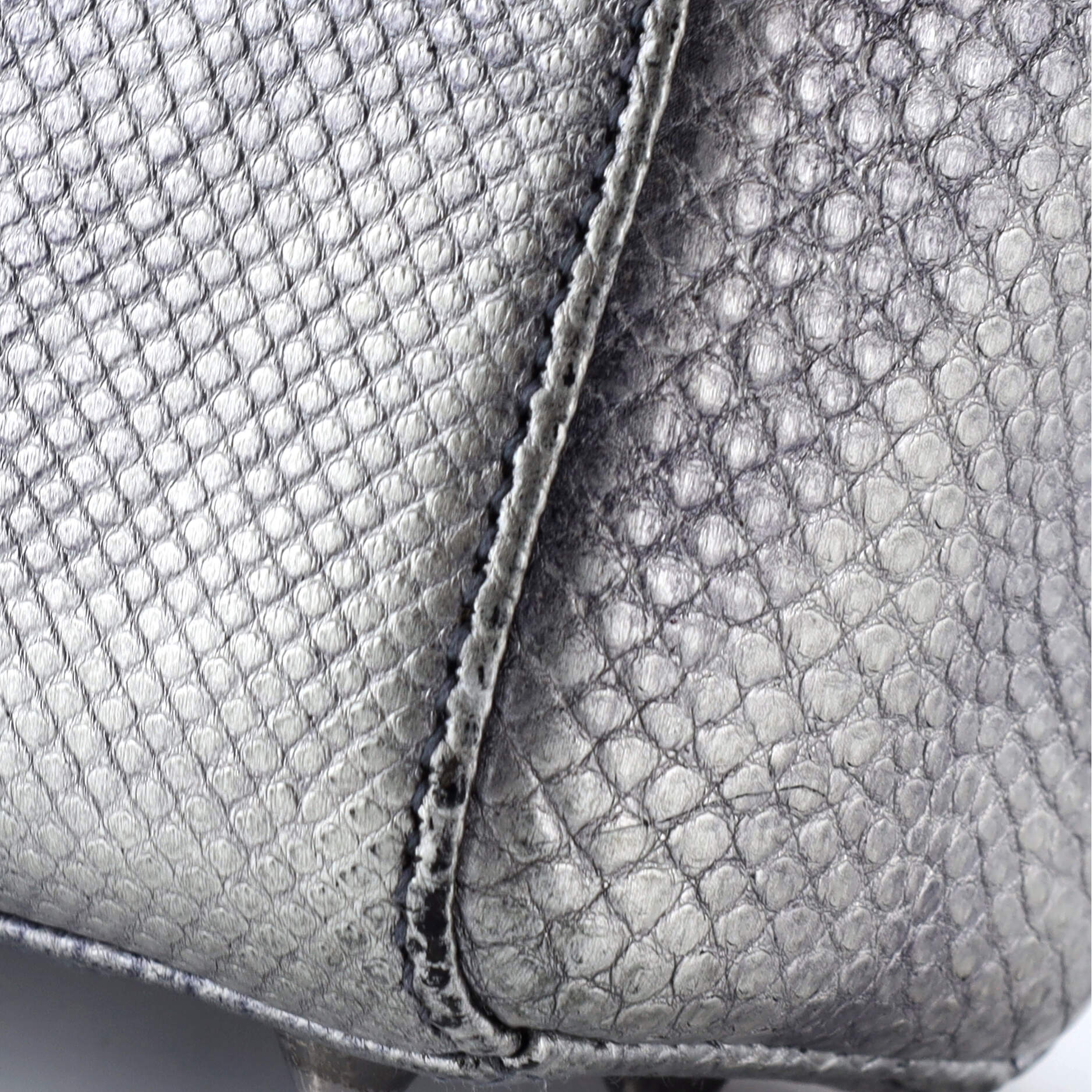 Lady Dior Bag Vieil Argent Karung Mini