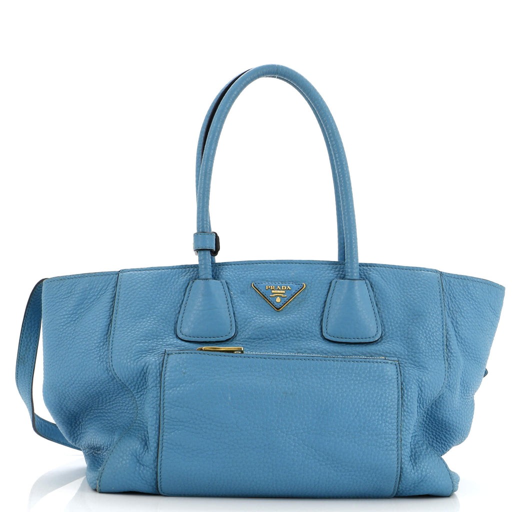 Front Pocket Wing Convertible Tote Vitello Daino