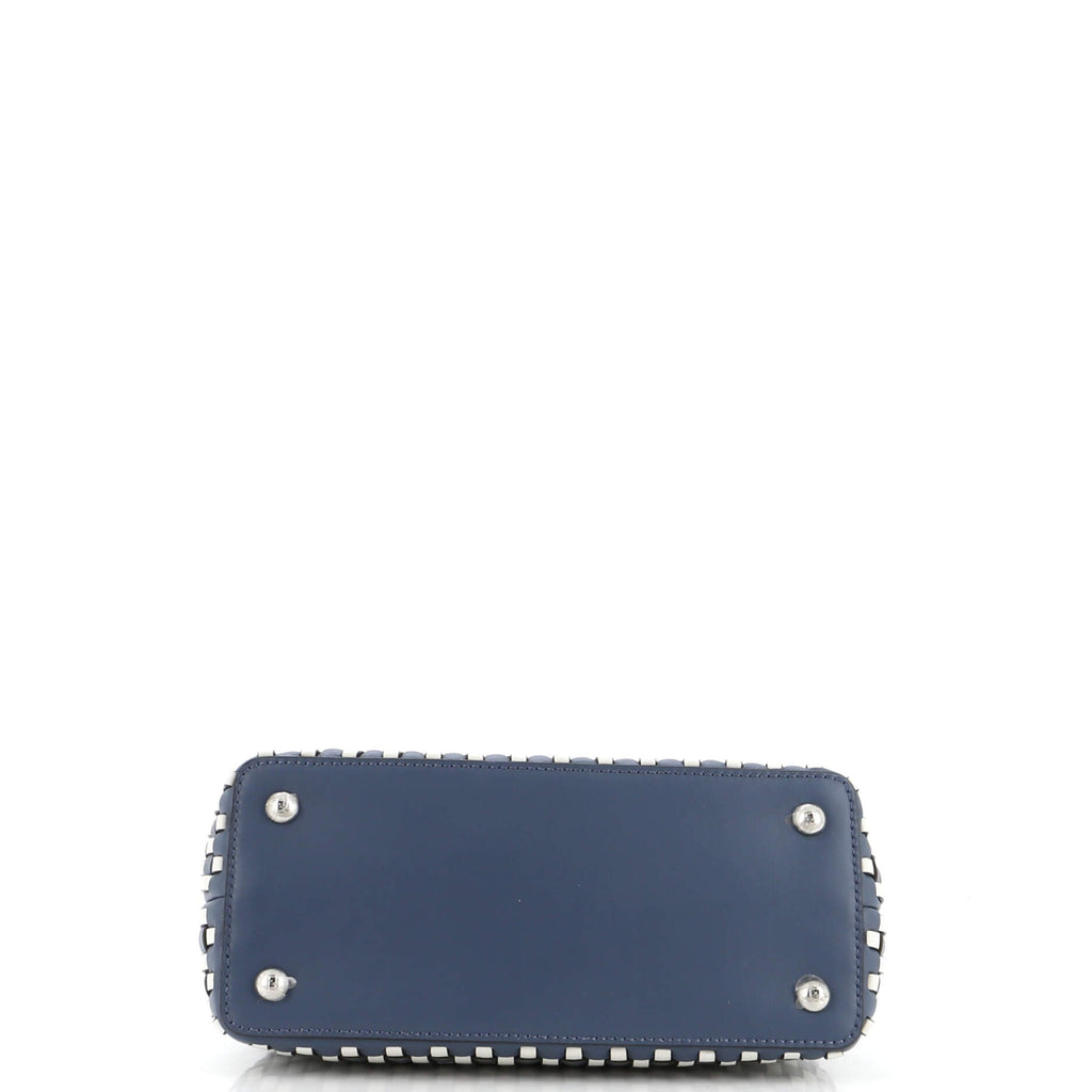 Peekaboo Bag Braided Leather Mini
