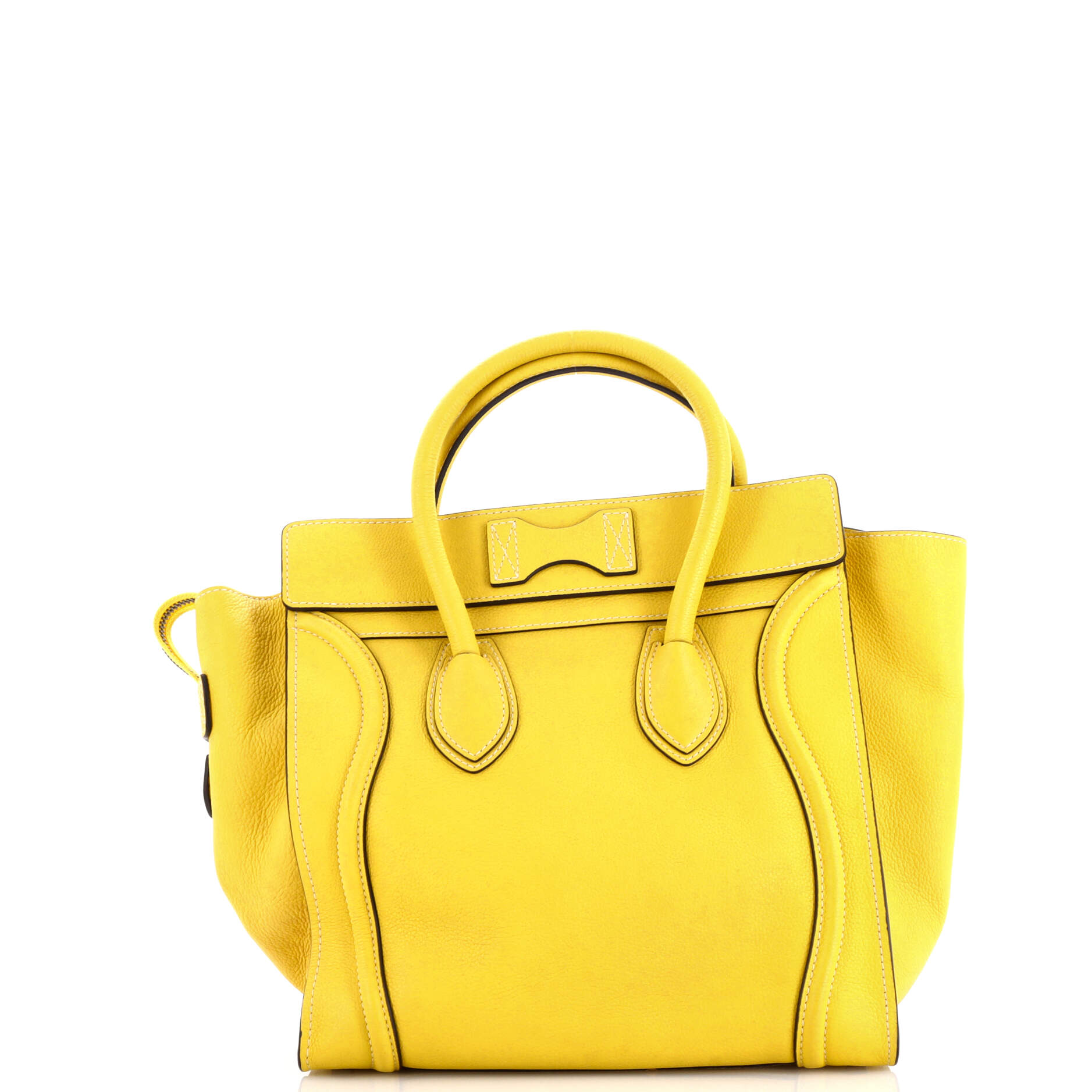 Luggage Bag Grainy Leather Mini
