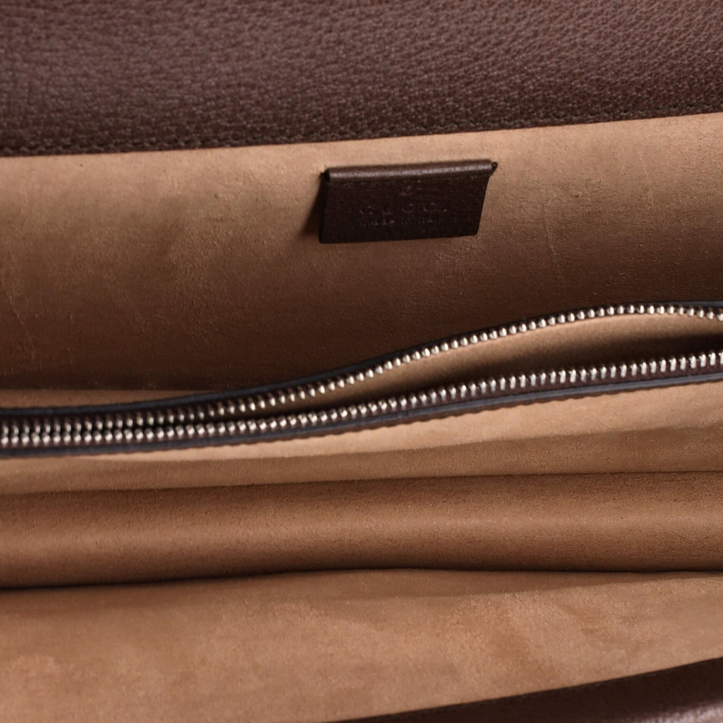 Dionysus Top Handle Chain Bag GG Coated Canvas Small