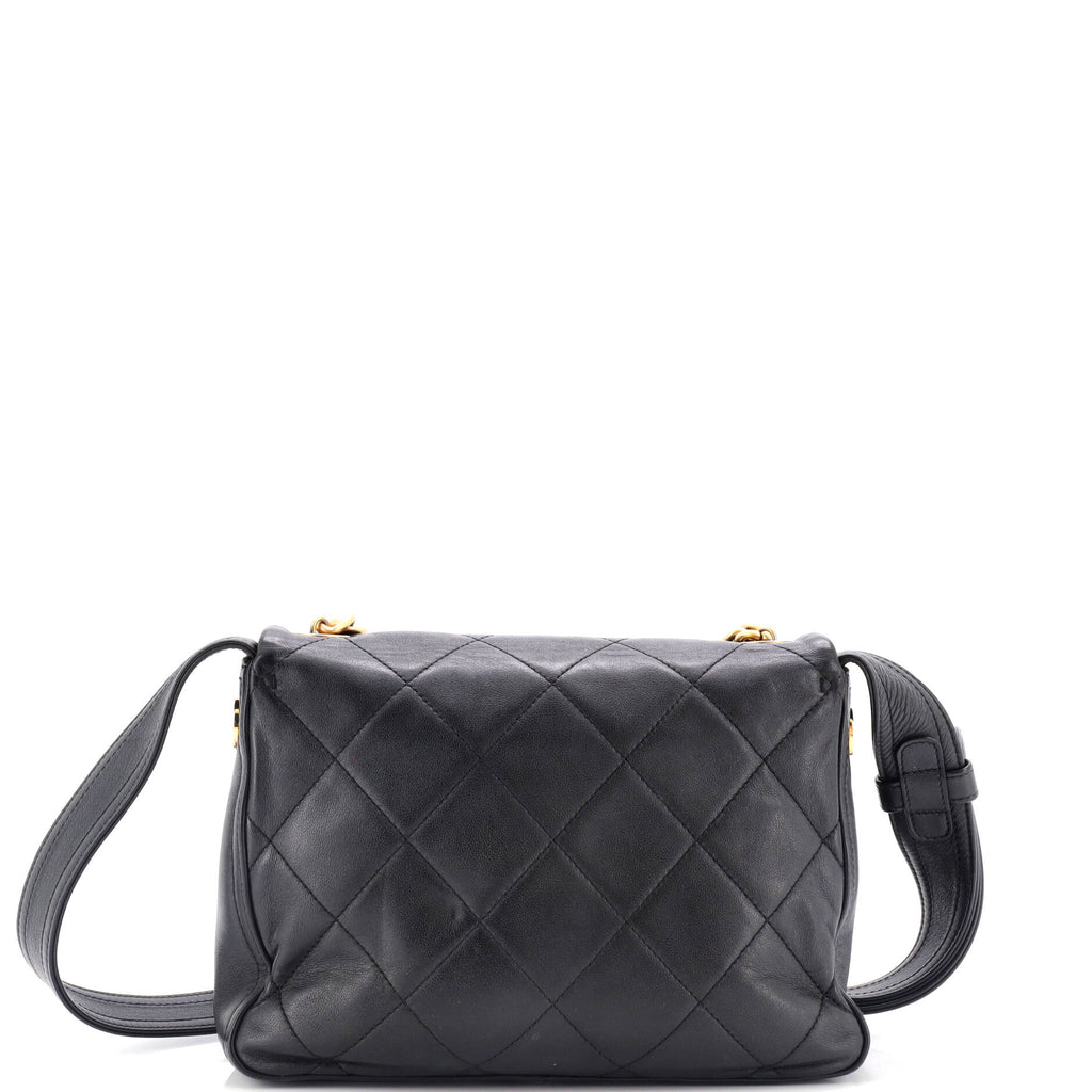 Easy Mood Flap Bag Quilted Calfskin Medium