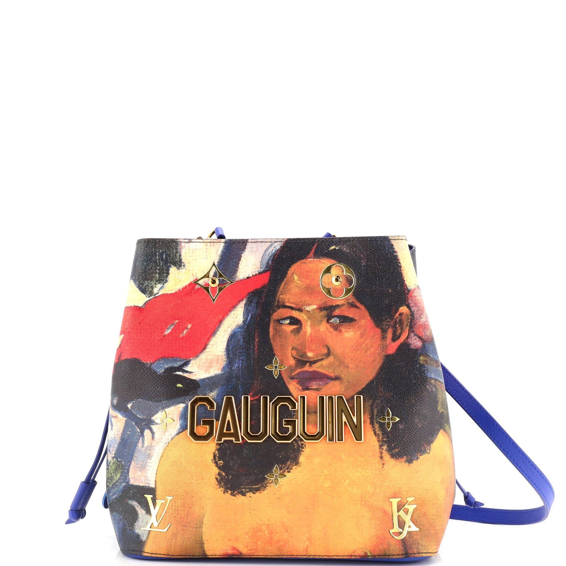 NeoNoe Handbag Limited Edition Jeff Koons Gauguin Print Canvas