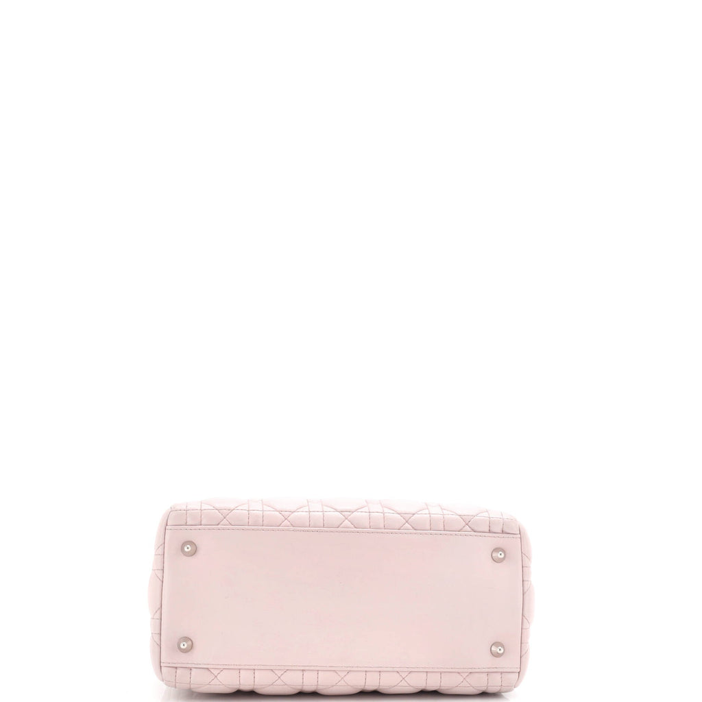Lady Dior Bag Cannage Quilt Lambskin Medium