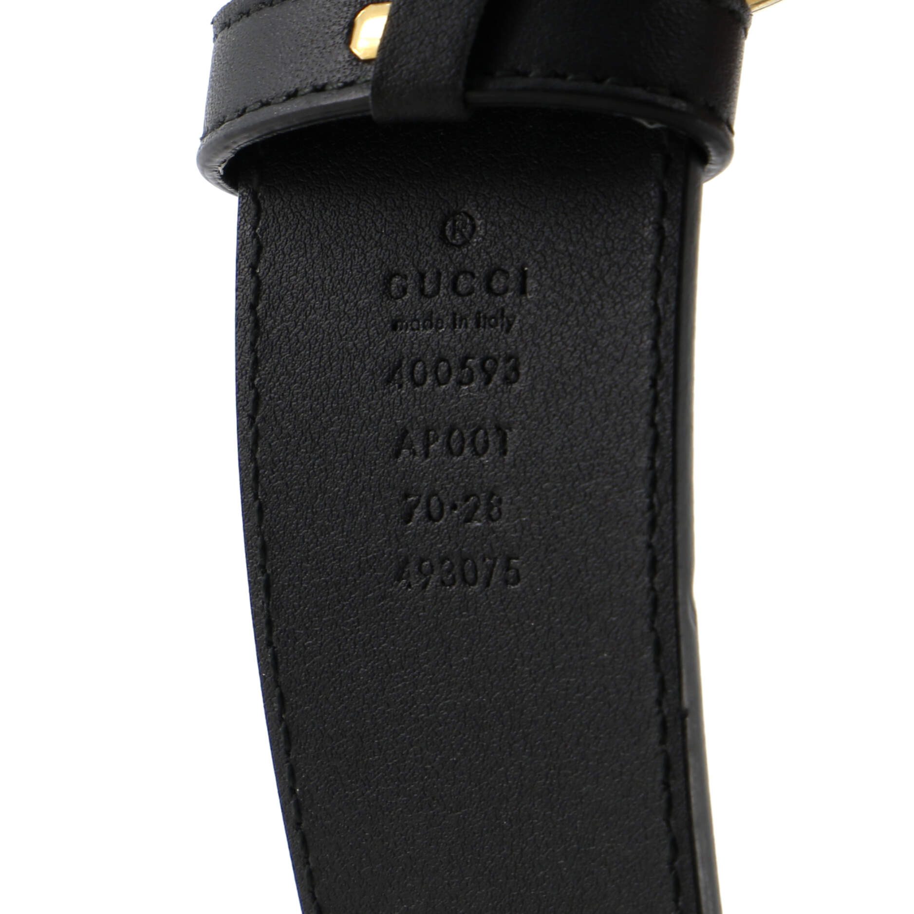 GG Marmont Belt Leather Wide 70