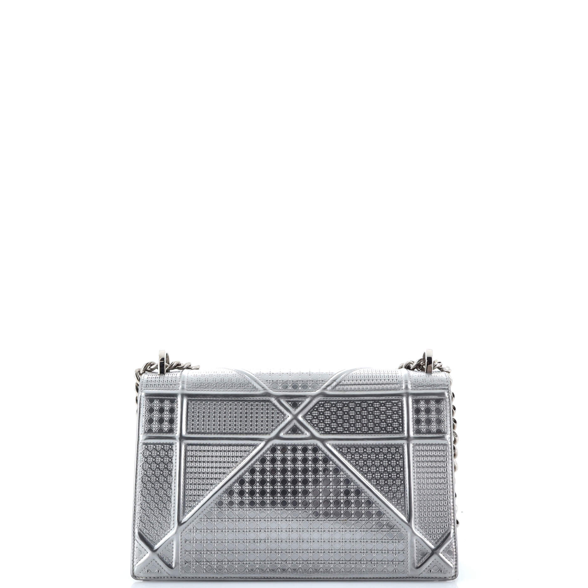 Diorama Flap Bag Cannage Embossed Calfskin Medium