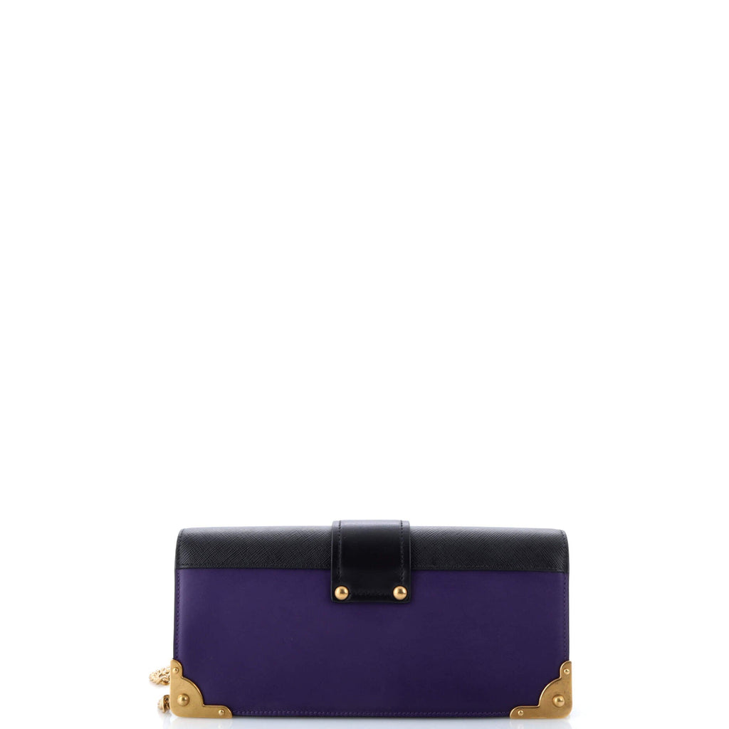 Cahier Chain Clutch City Calf and Saffiano