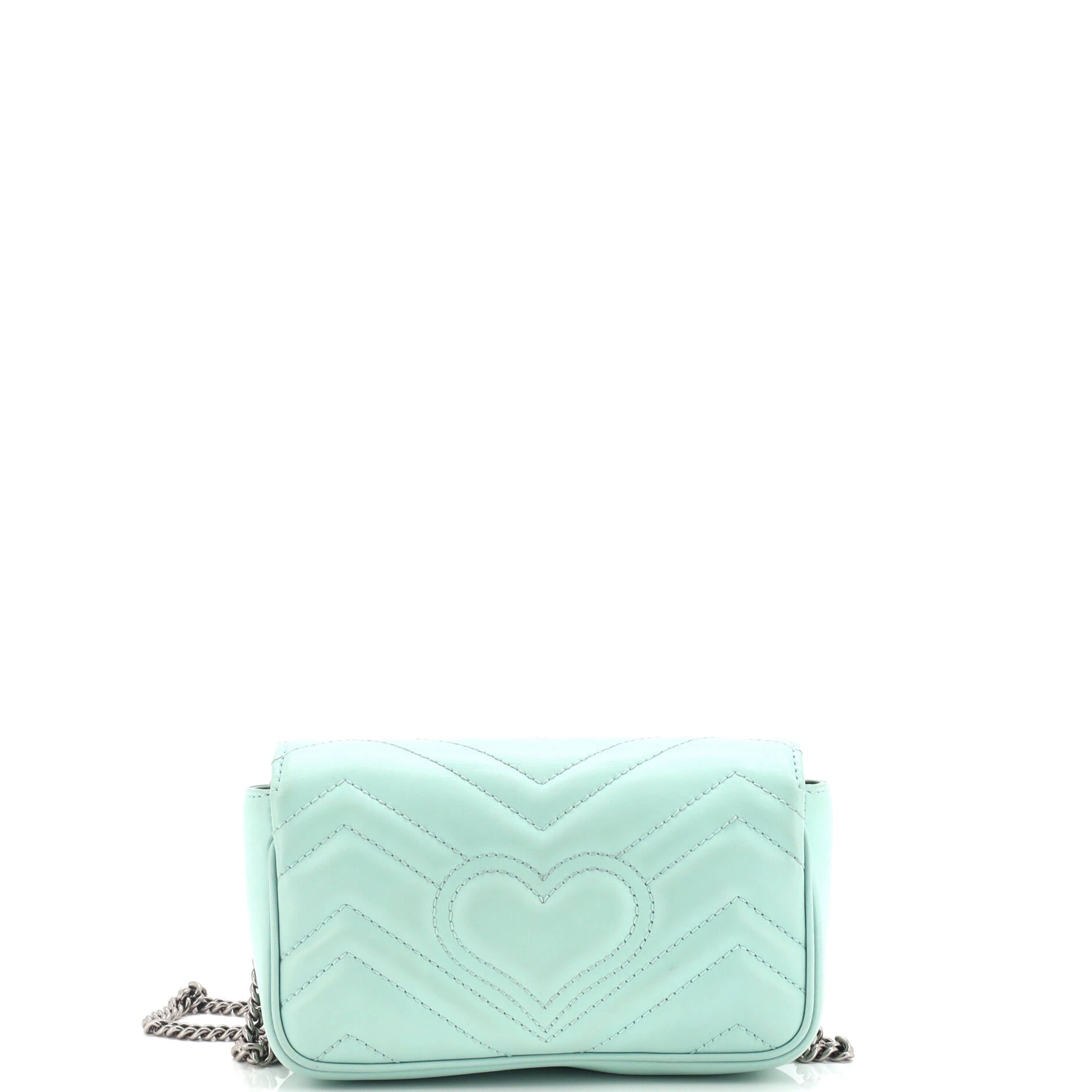 GG Marmont Monochrome Flap Bag Matelasse Leather Super Mini