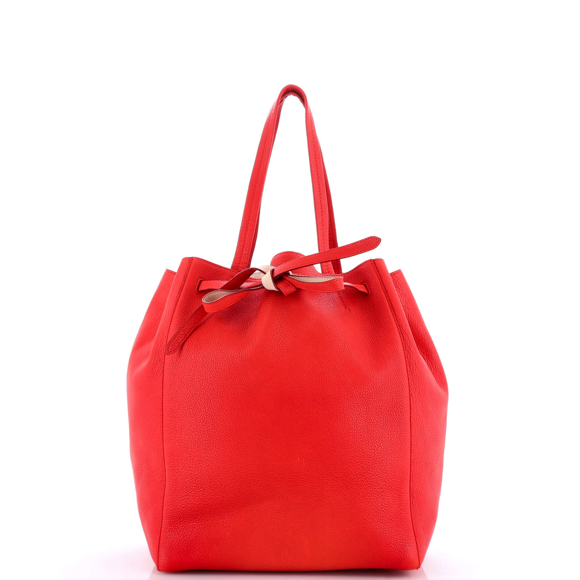 Phantom Tie Cabas Tote Leather Medium