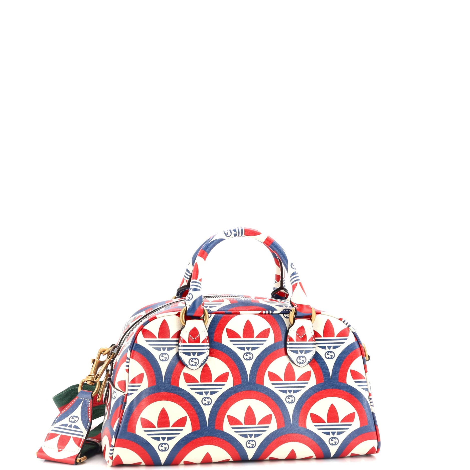 x adidas Duffle Bag Printed Leather Mini