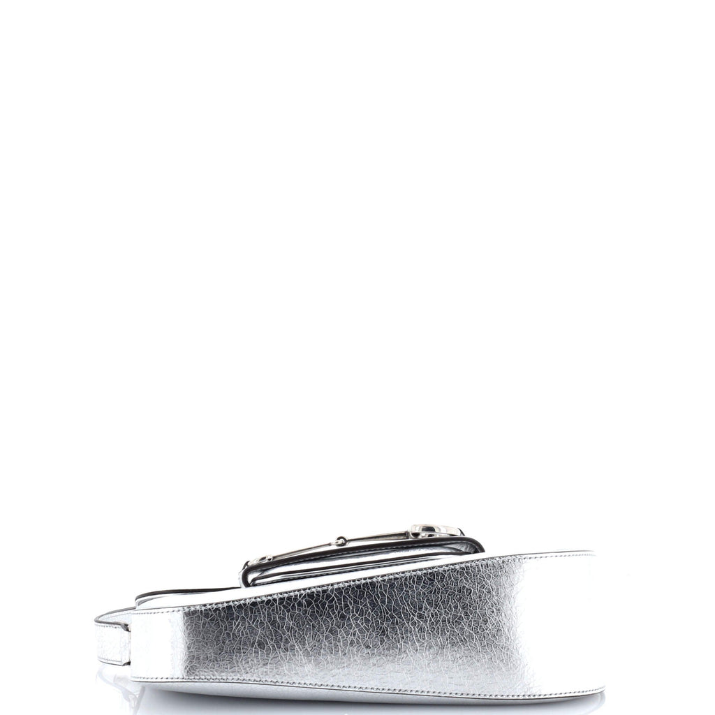Horsebit 1955 Asymmetric Shoulder Bag Leather Mini