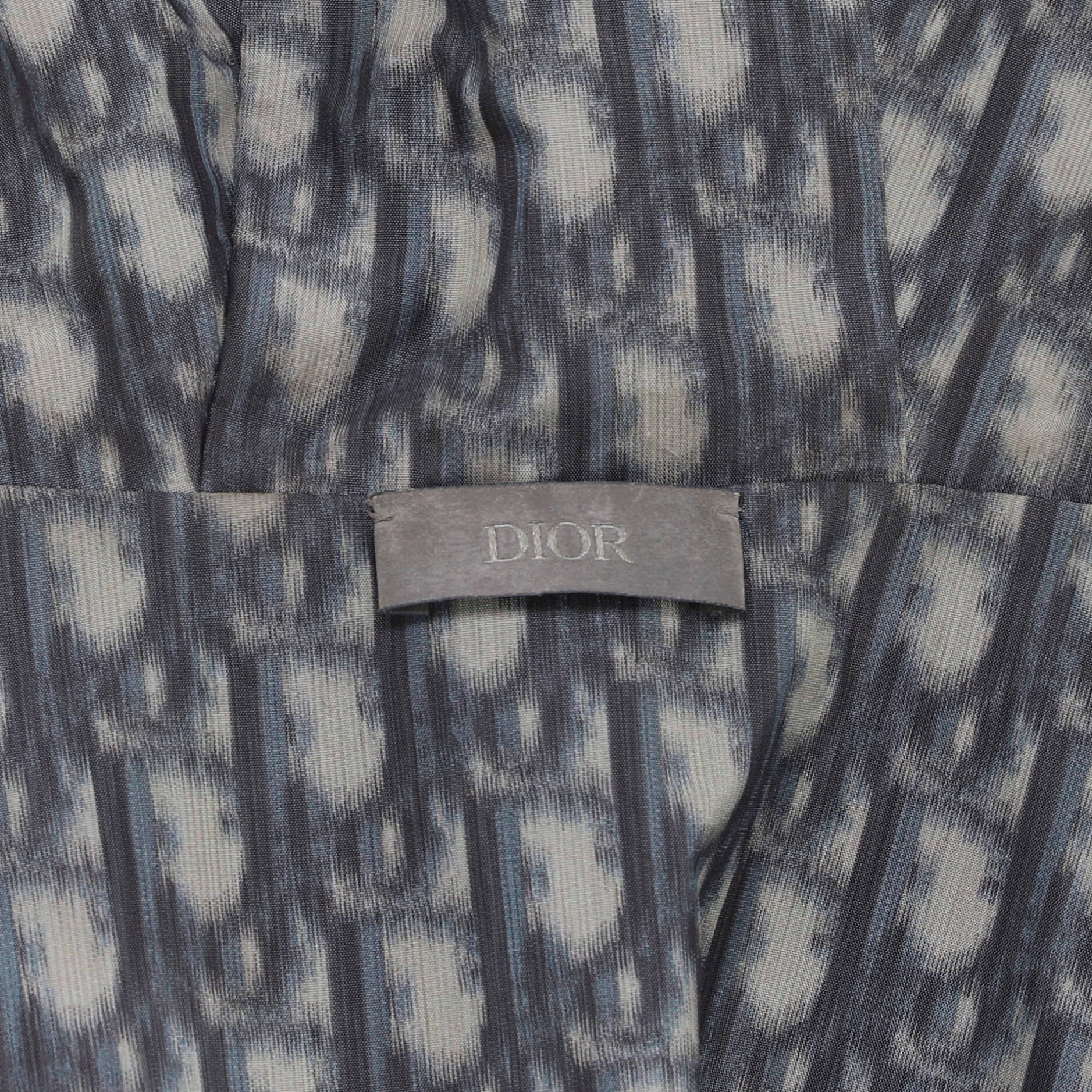 Men's Dior x Shawn Stussy Oblique Bee Anorak Windbreaker Polyester and Cotton