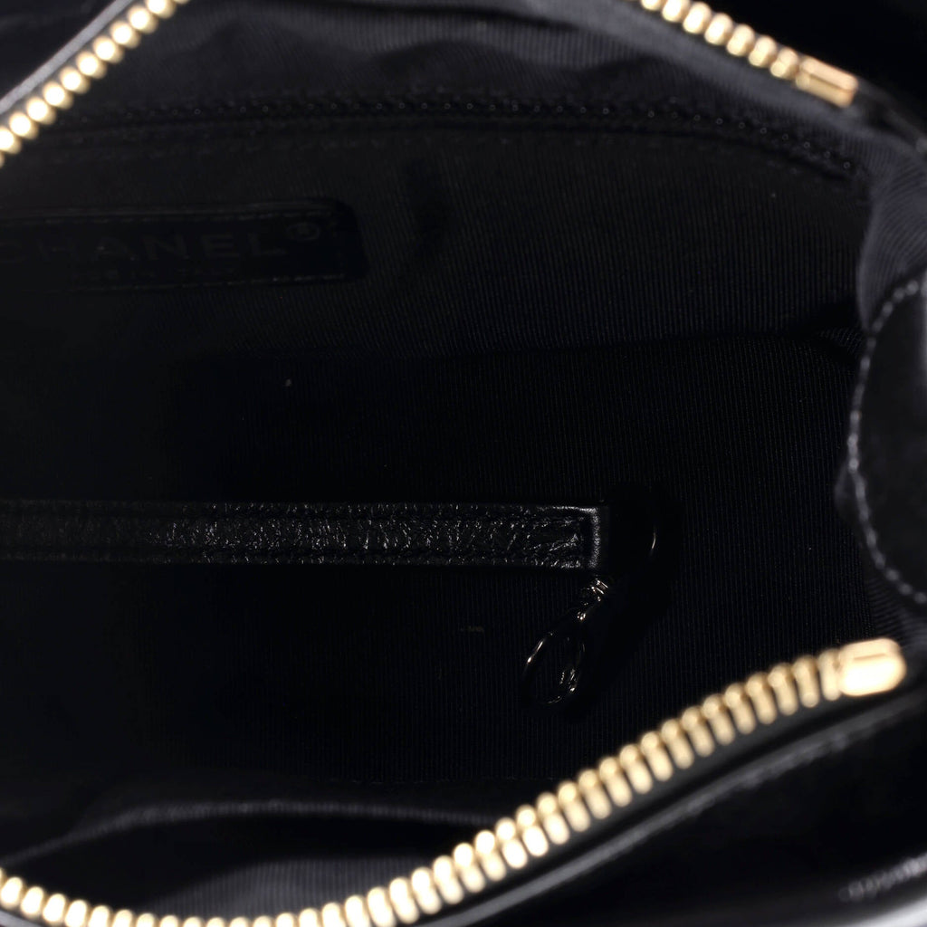 Paris-Hamburg Gabrielle Hobo Embroidered Wool and Calfskin Small