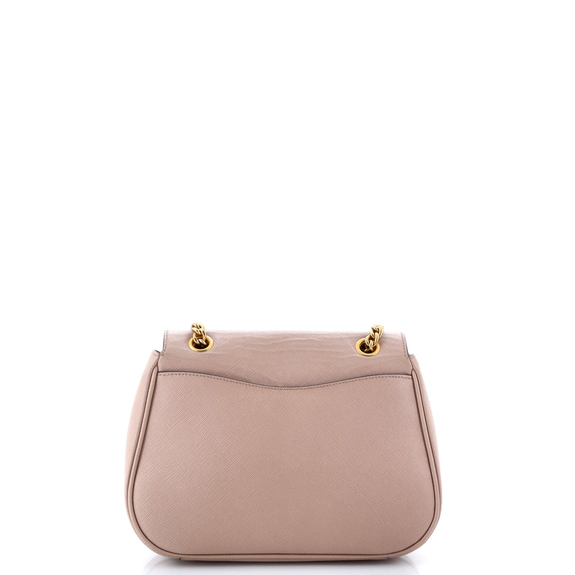 Pattina Flap Shoulder Bag Saffiano Leather Small