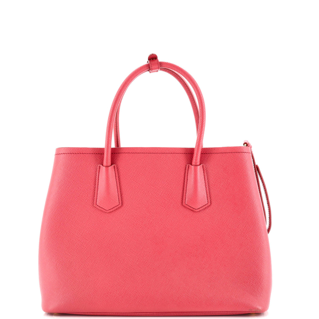 Cuir Double Tote Saffiano Leather Medium