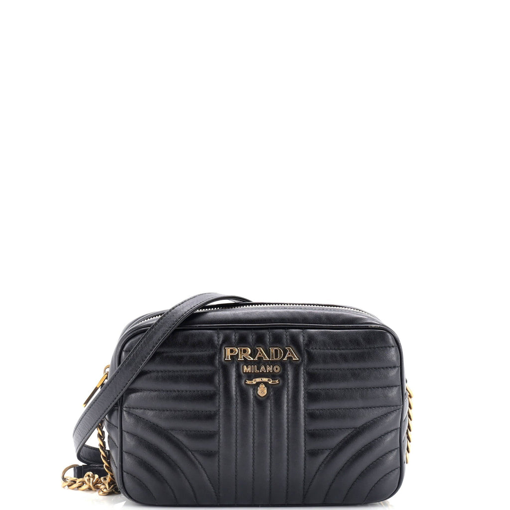 Camera Bag Diagramme Quilted Leather Small