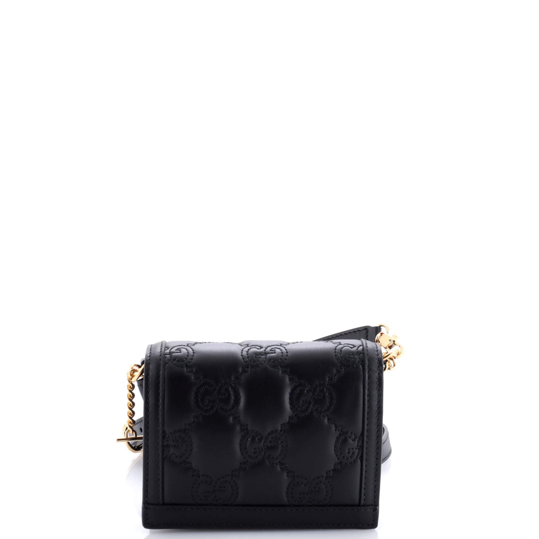GG Marmont Flap Messenger Bag GG Matelasse Leather Mini