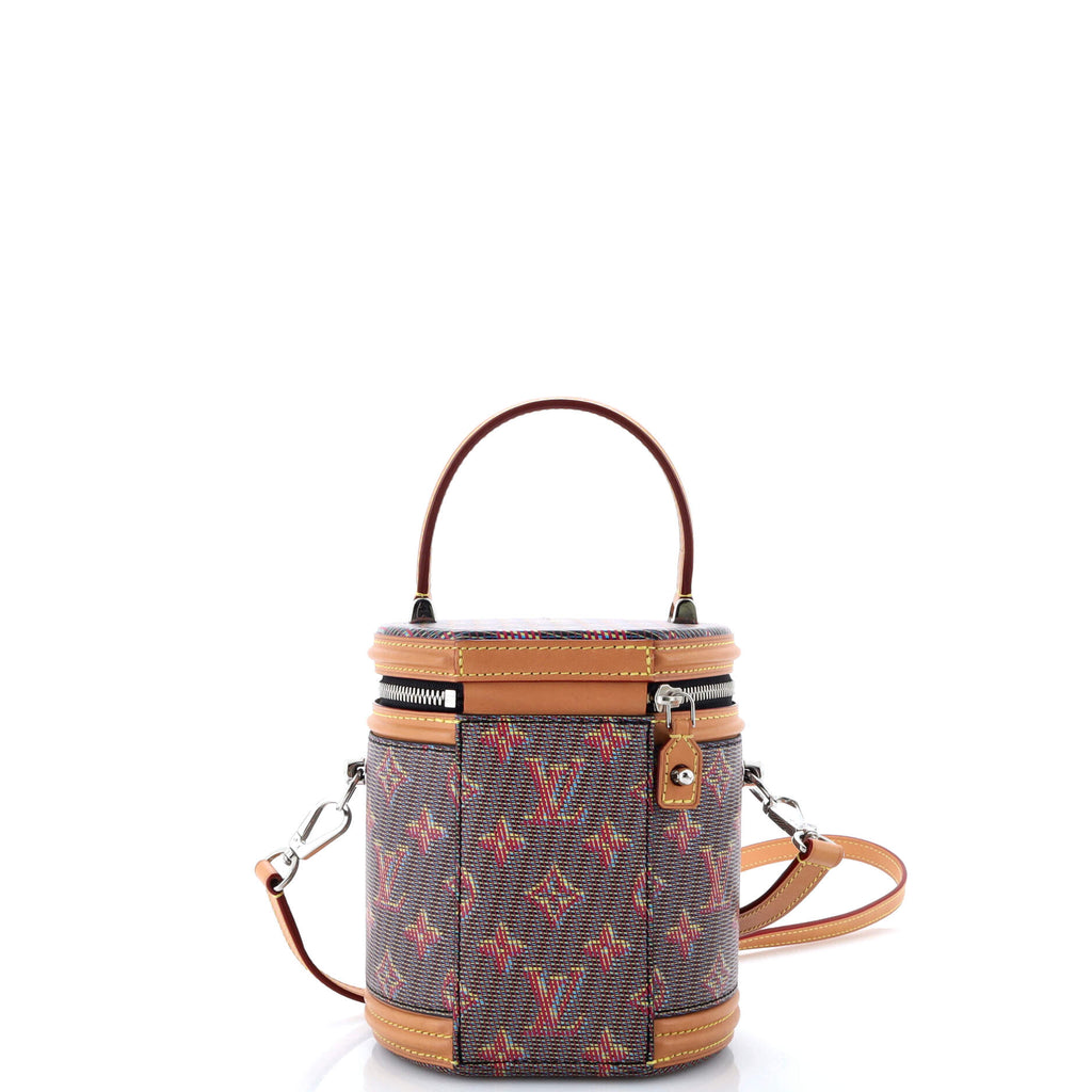 Cannes Handbag Damier Monogram LV Pop Canvas