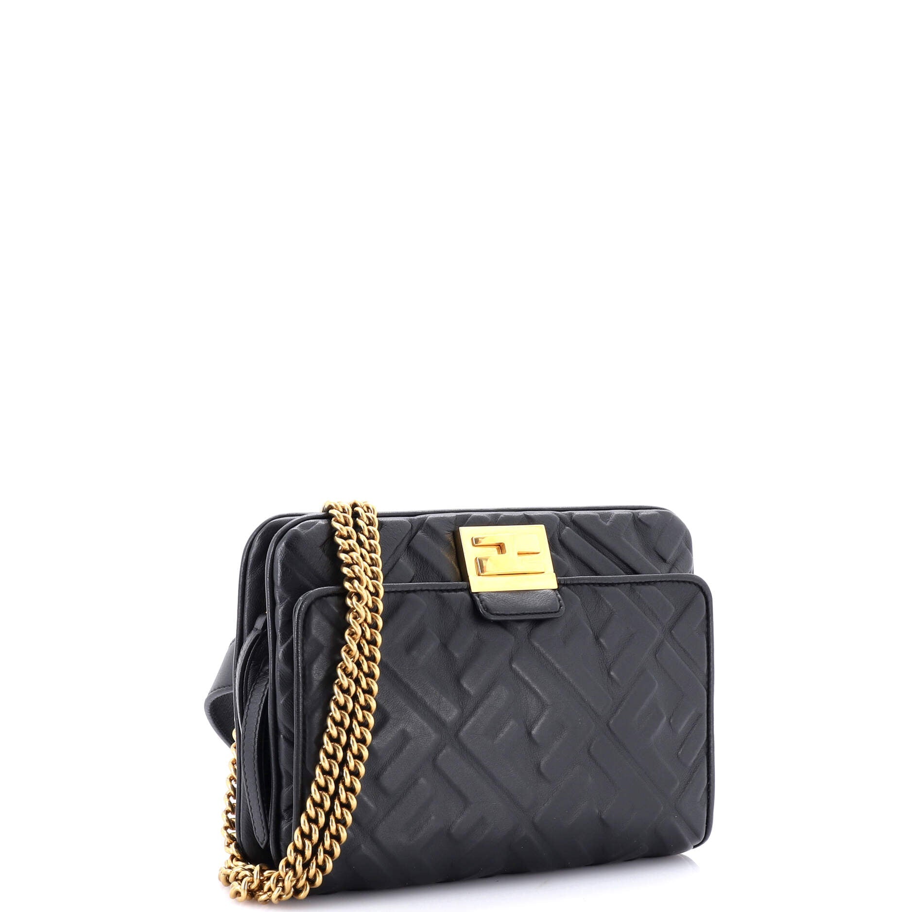 Upside Down Bag Zucca Embossed Leather