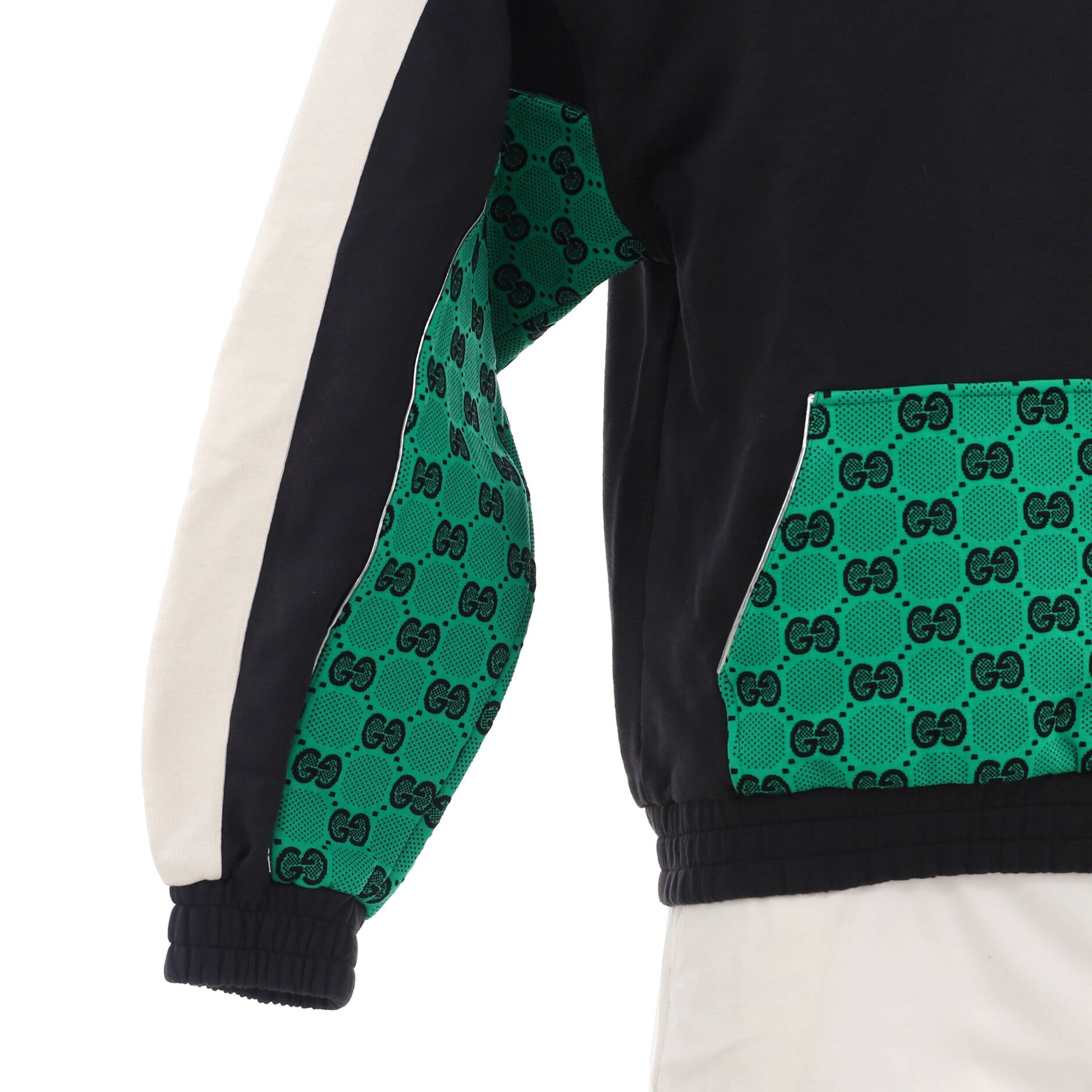 Men's Panelled Hoodie GG Cotton