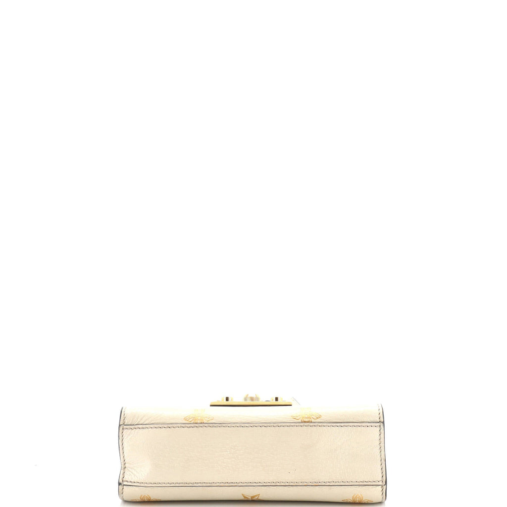 Padlock Shoulder Bag Printed Leather Small
