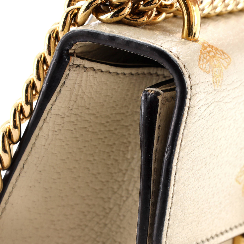 Padlock Shoulder Bag Printed Leather Small
