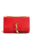 Classic Monogram Tassel Crossbody Bag Leather Medium