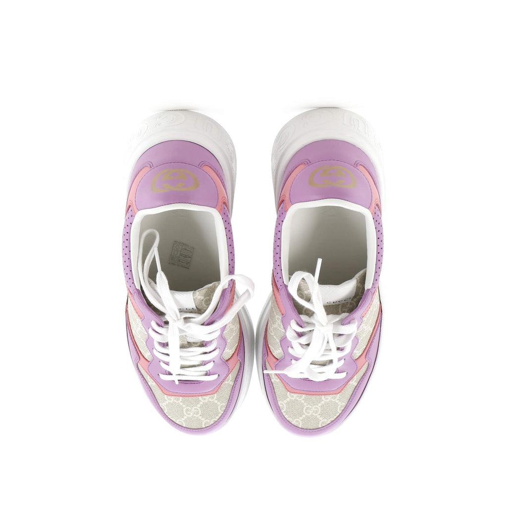 Women's Dali Platform Sneakers GG Coated Canvas and Leather