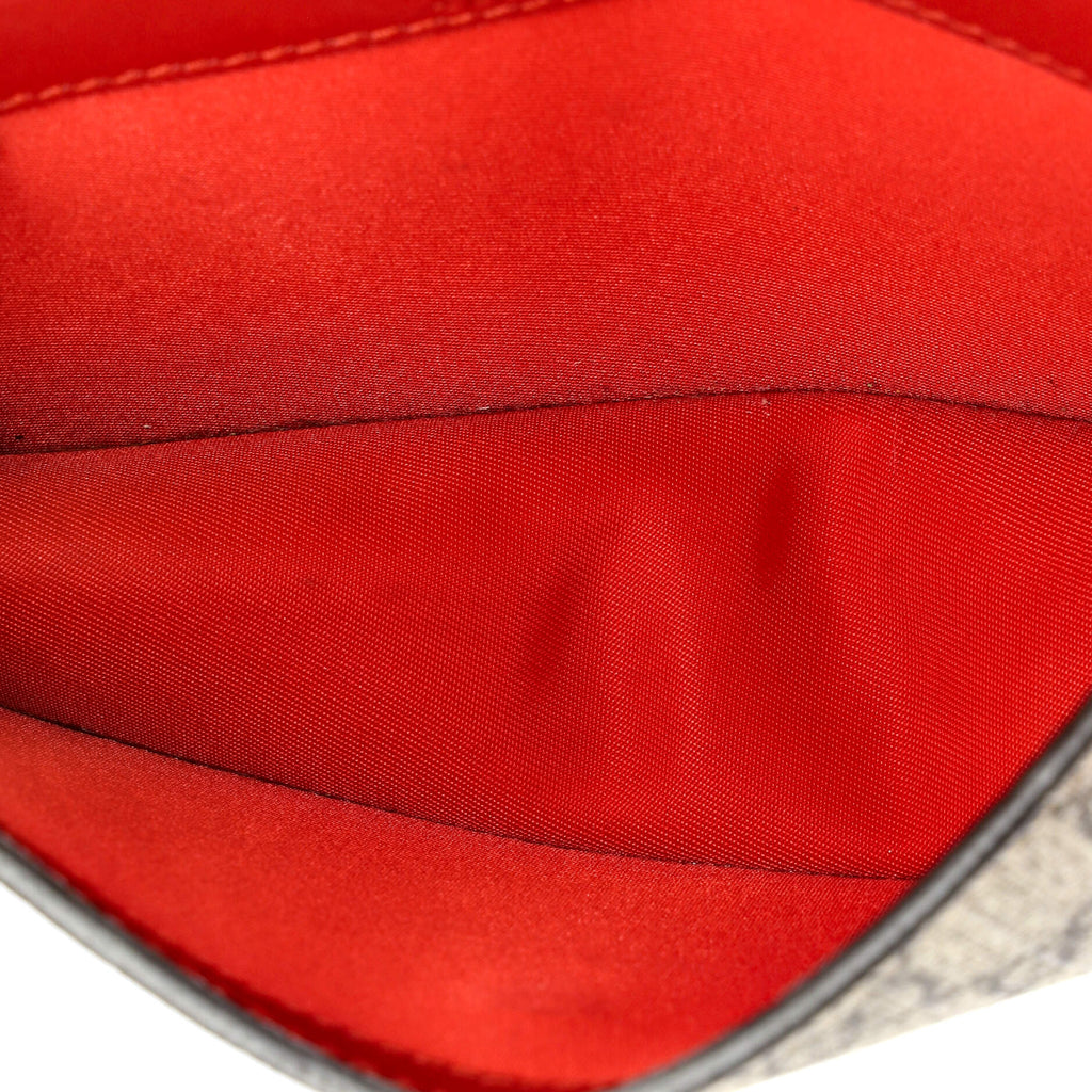 Cherries Wallet on Chain GG Coated Canvas Mini