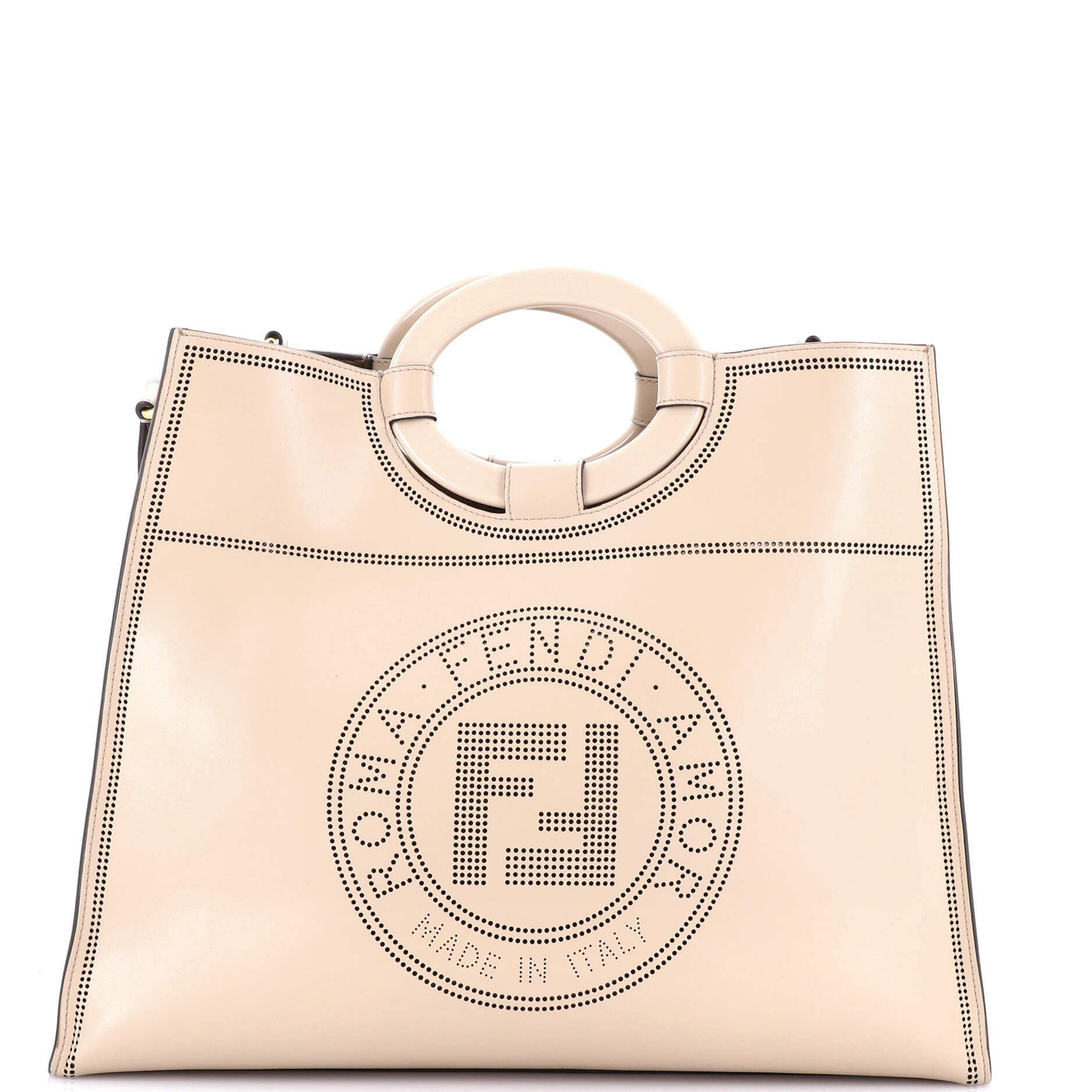 Runaway Shopper Tote Perforated Leather Medium