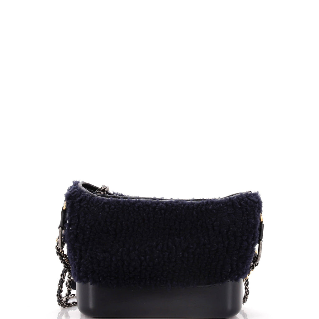 Gabrielle Hobo Shearling and Leather Small