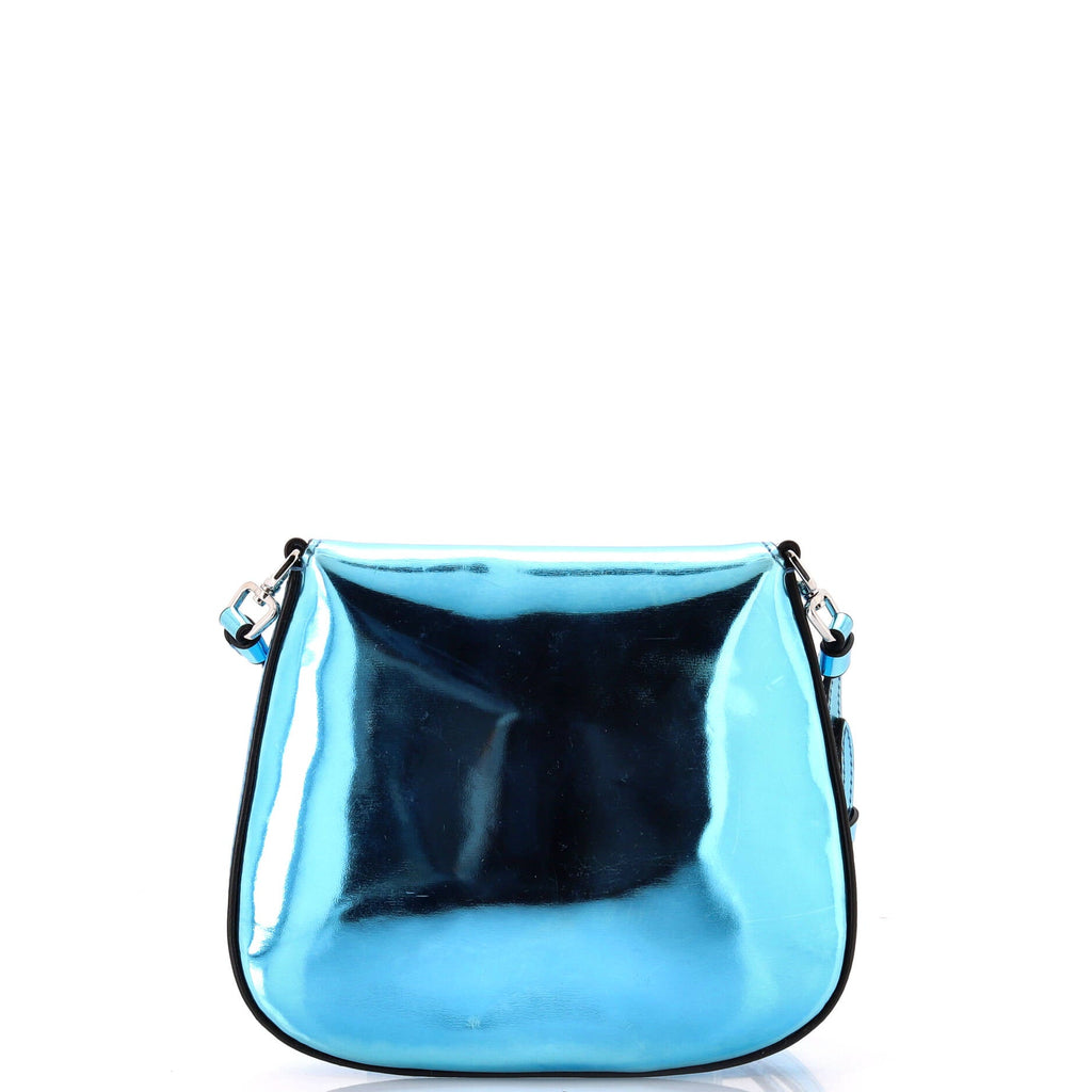 Cleo Flap Shoulder Bag Spazzolato Leather Mini