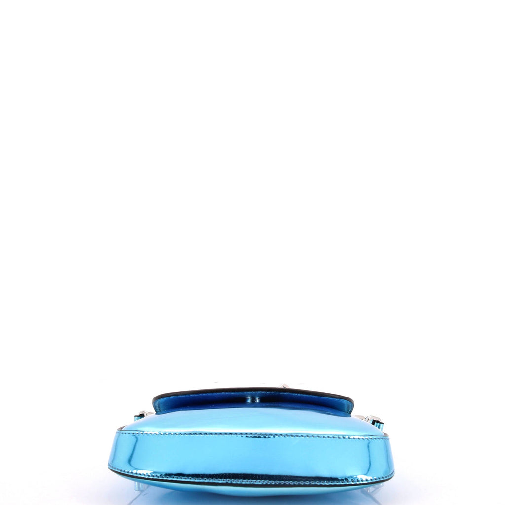 Cleo Flap Shoulder Bag Spazzolato Leather Mini