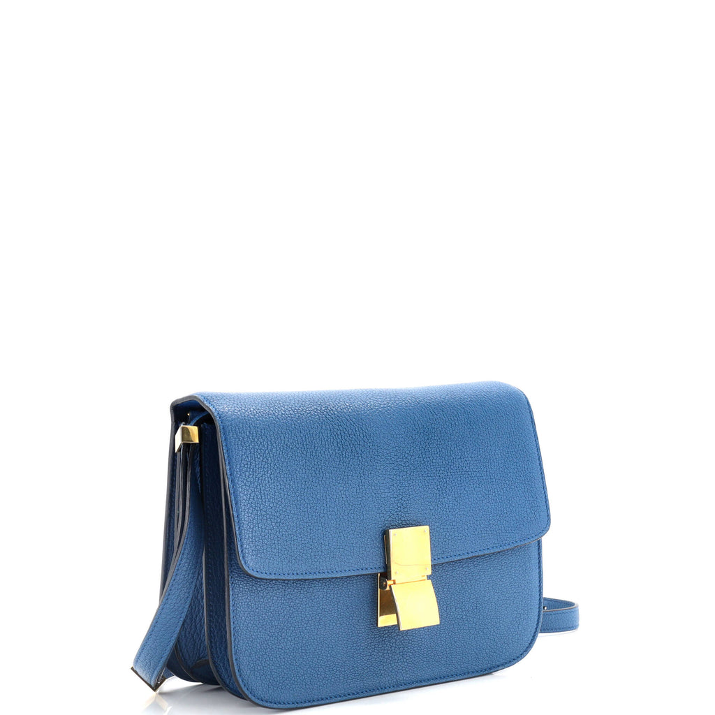 Classic Box Bag Grainy Leather Medium