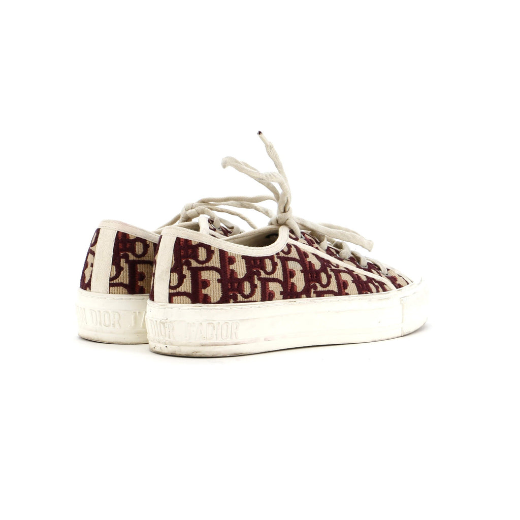 Women's Walk'N'Dior Sneakers Oblique Canvas