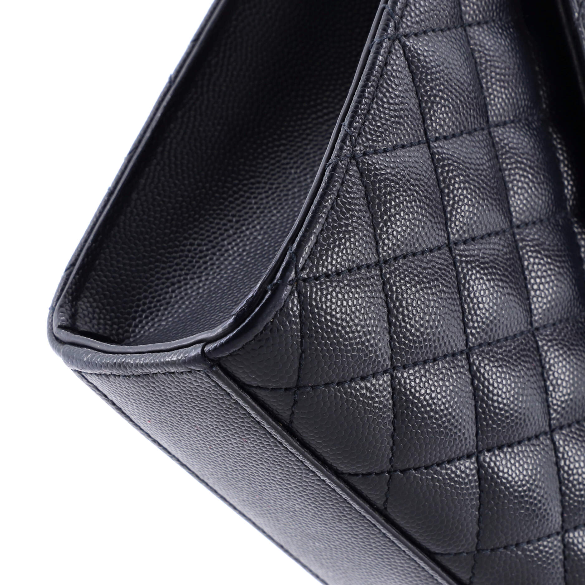 Classic Monogram Envelope Satchel Mixed Matelasse Leather Medium