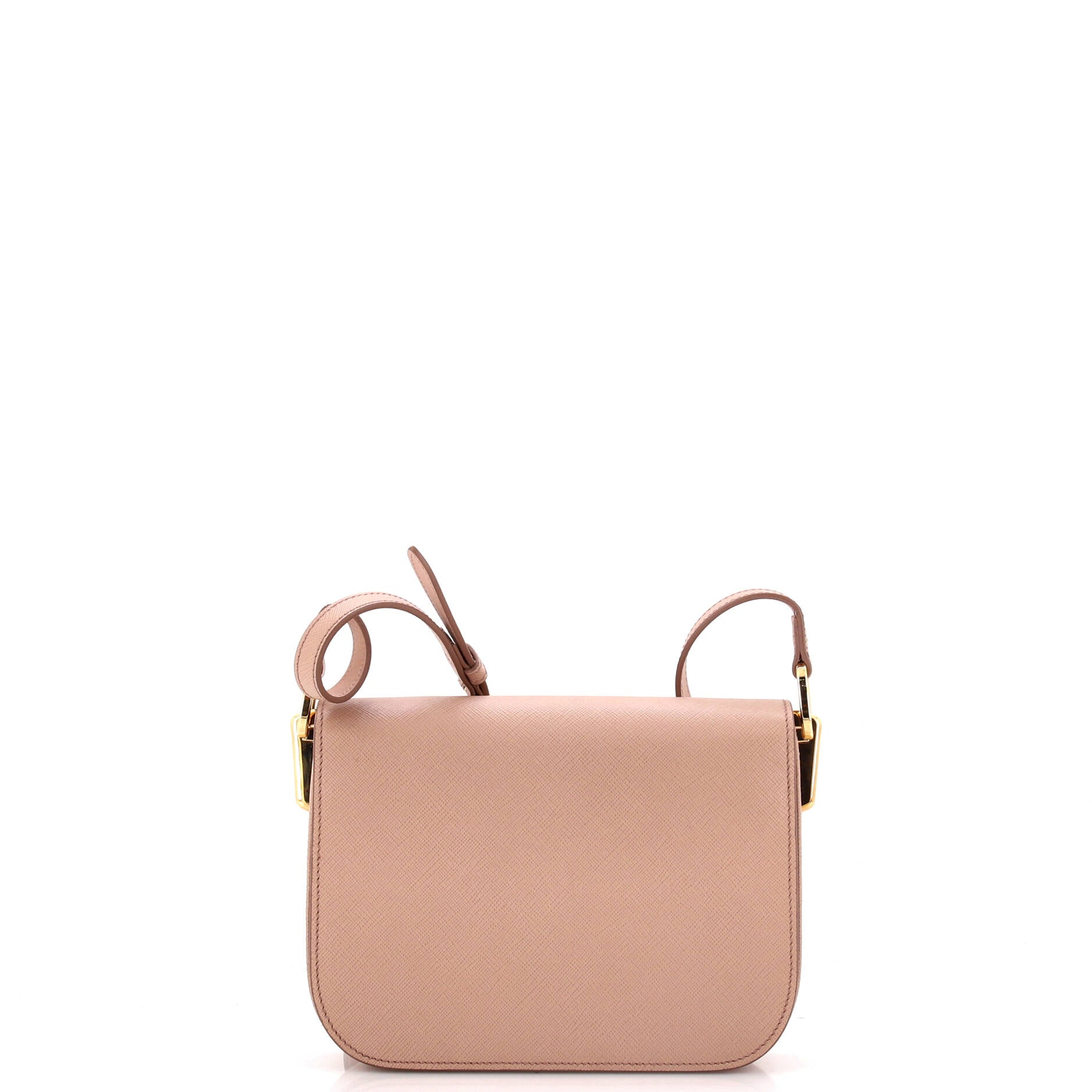 Embleme Flap Bag Saffiano Leather Small