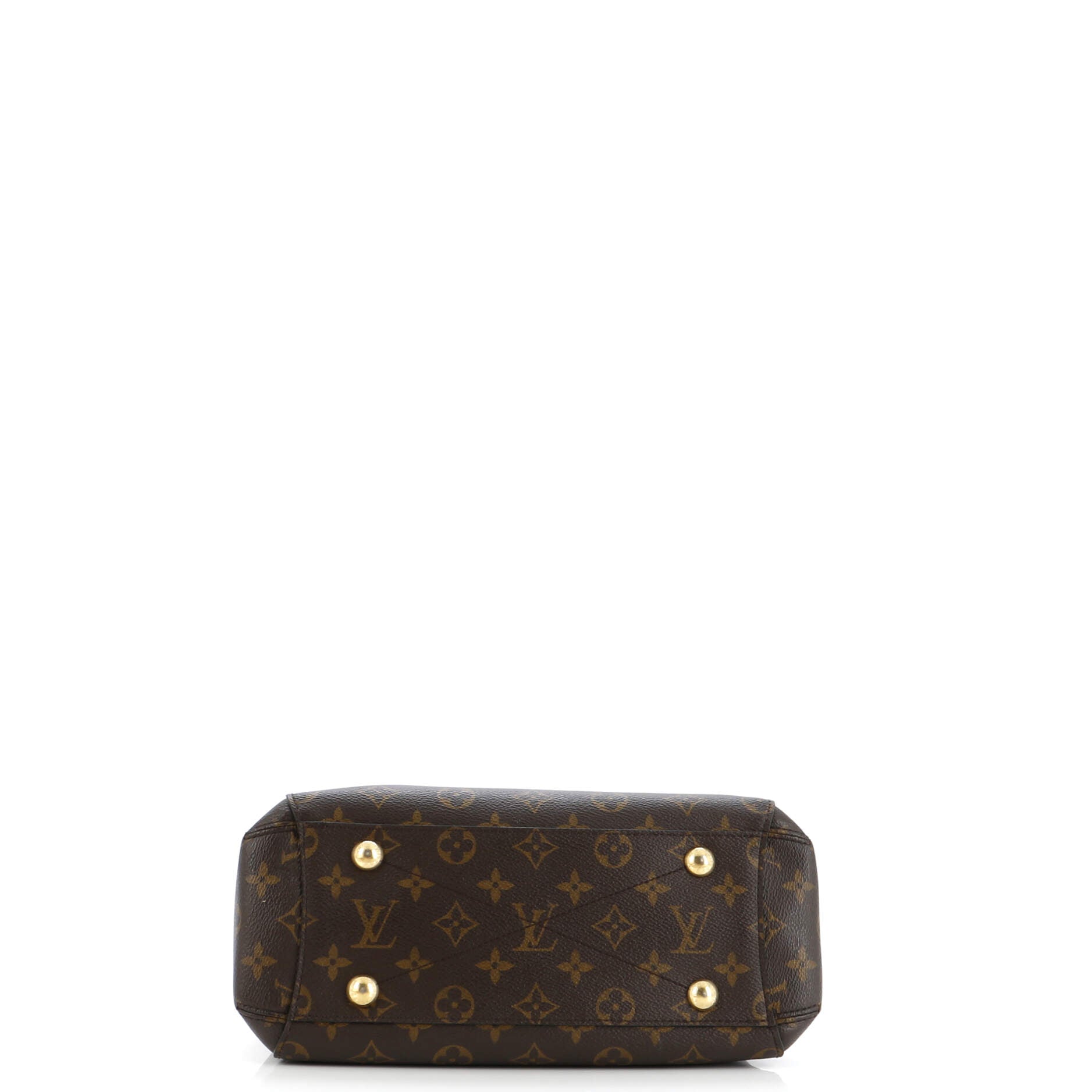 Braided Handle Montaigne Handbag Monogram Canvas BB