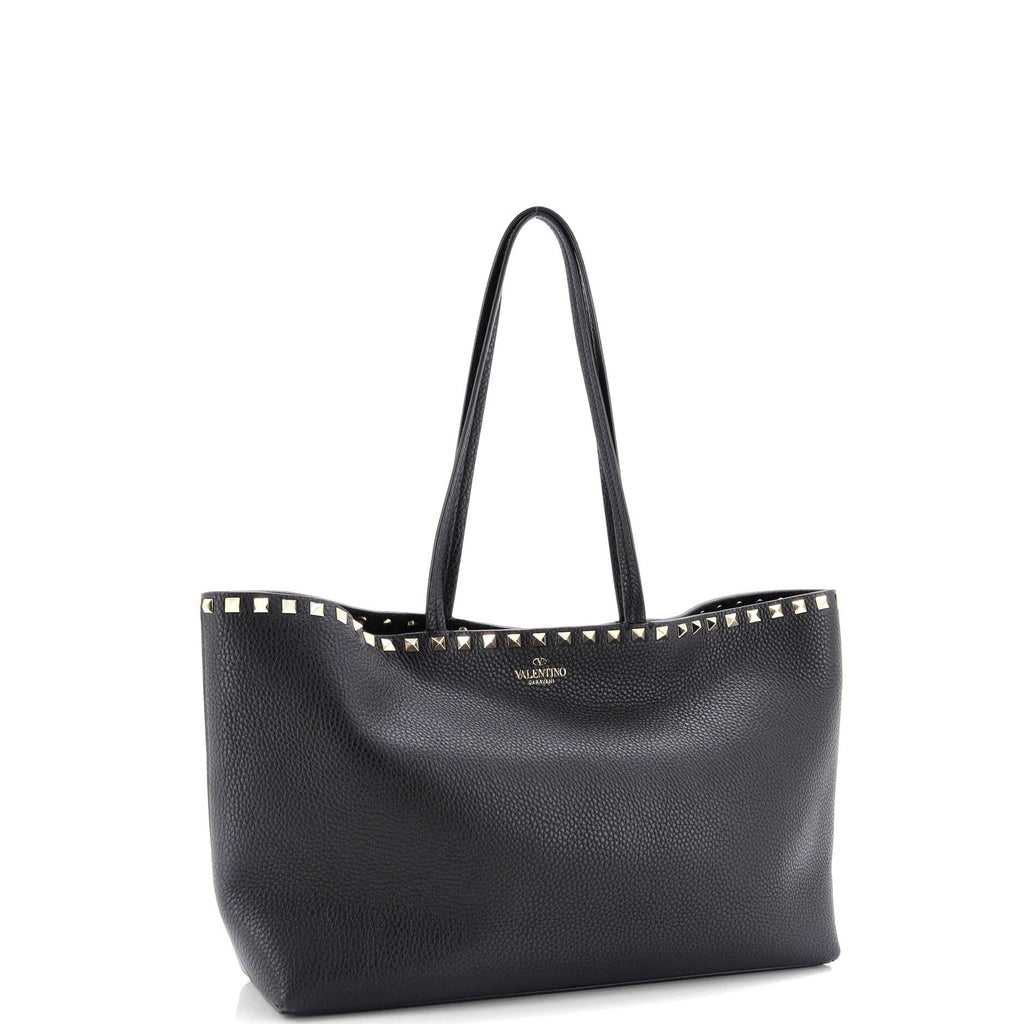 Rockstud Shopping Tote Leather Medium