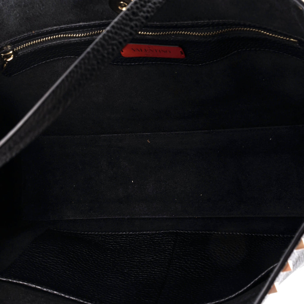 Rockstud Shopping Tote Leather Medium