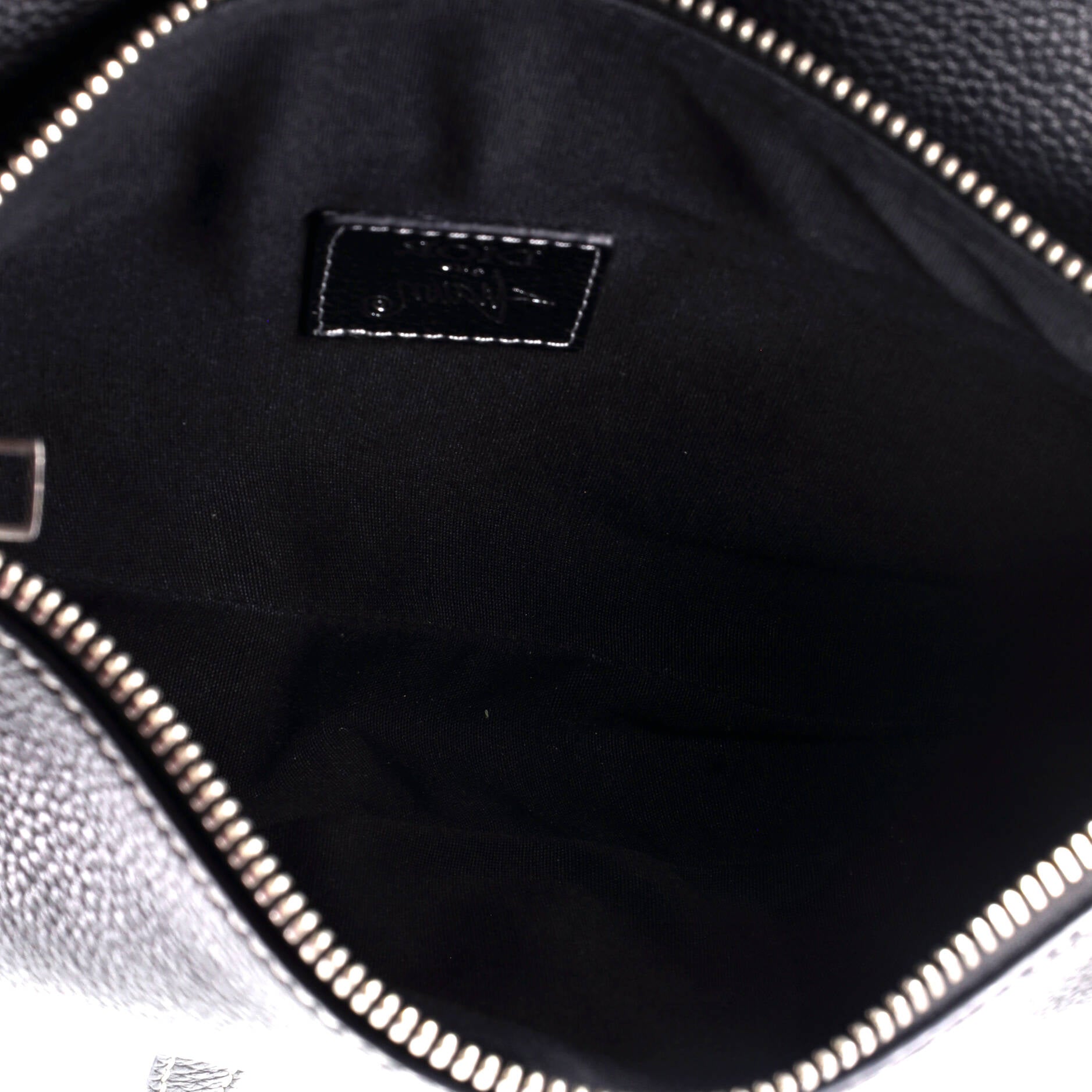 Shawn Stussy Saddle Crossbody Bag Leather with Applique