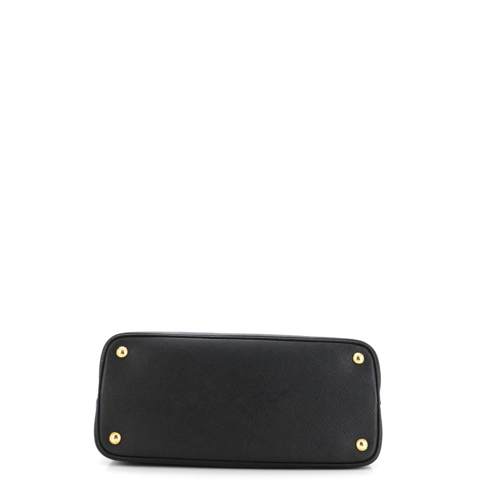 Cuir Double Tote Saffiano Leather Small