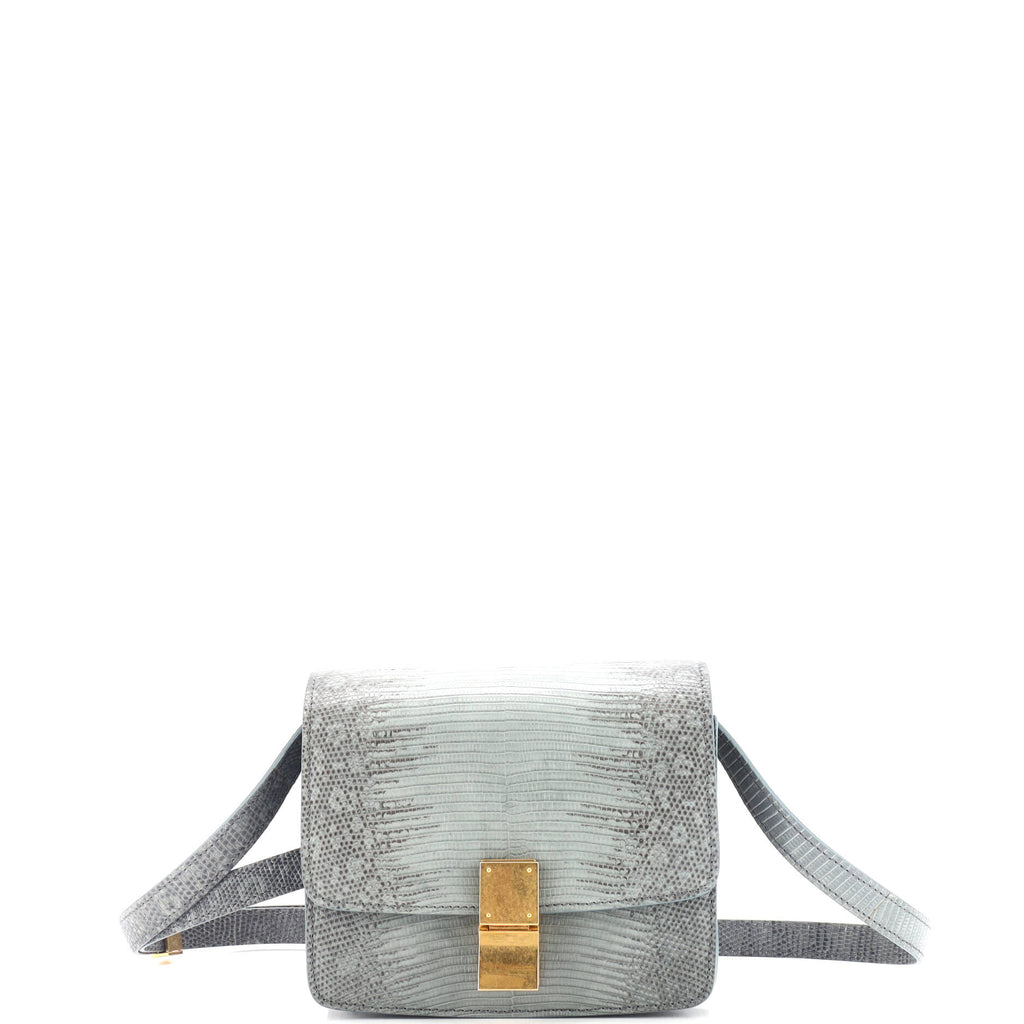 Classic Box Bag Lizard Small