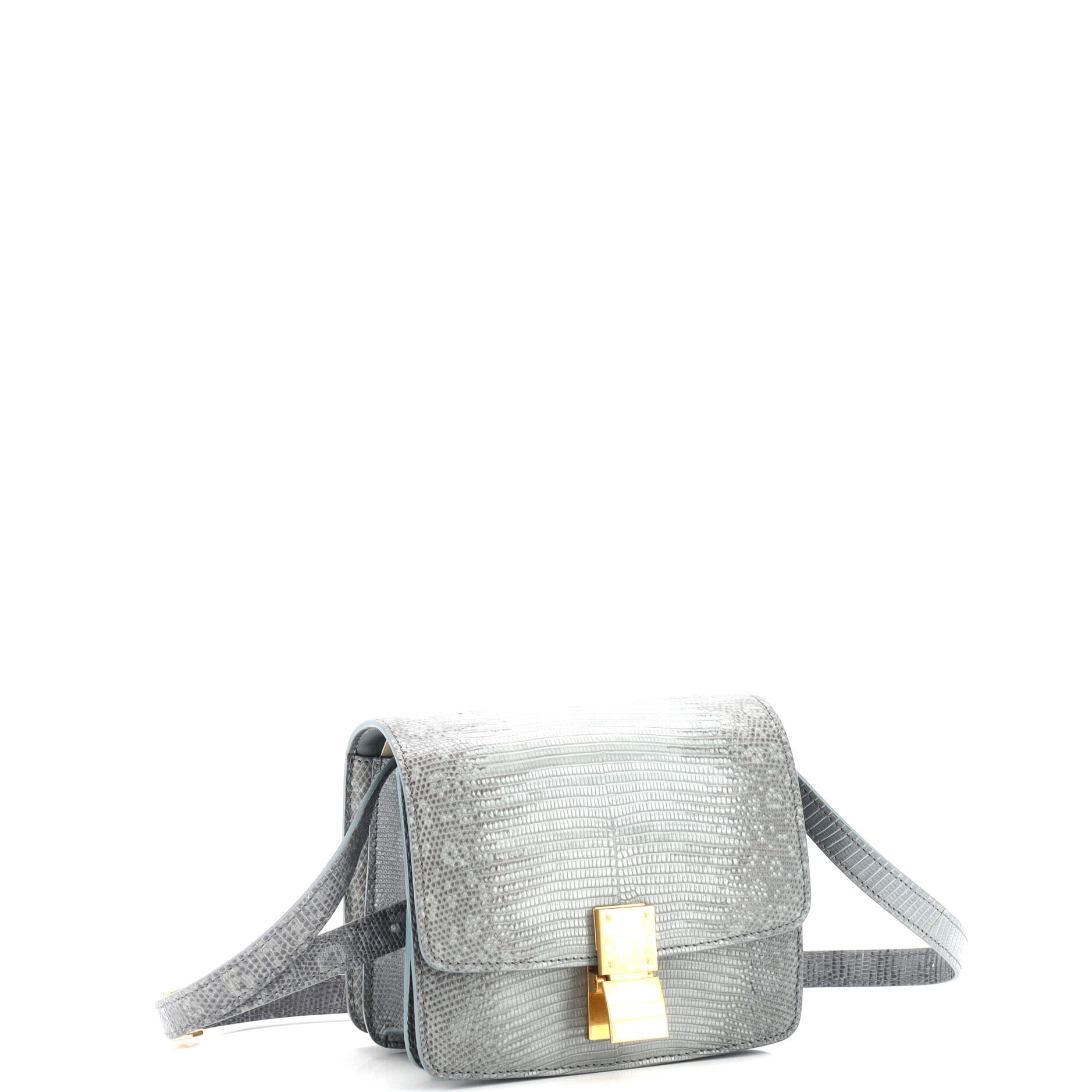 Classic Box Bag Lizard Small