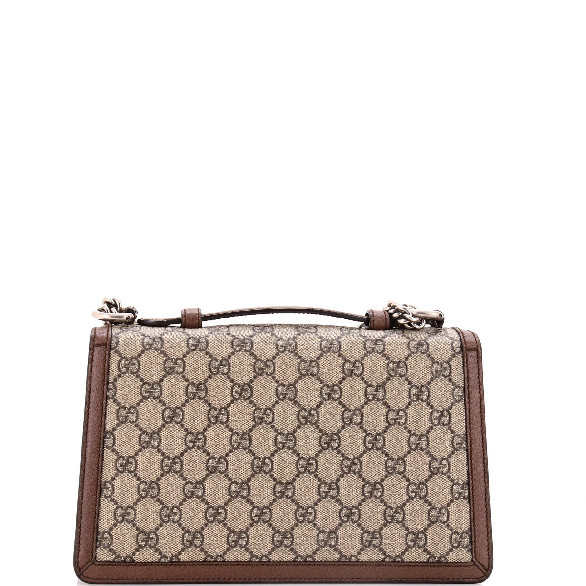 Dionysus Top Handle Chain Bag GG Coated Canvas Small