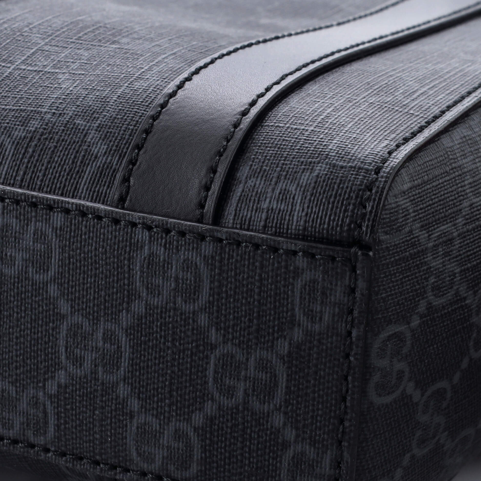 Convertible Web Open Tote GG Coated Canvas Mini