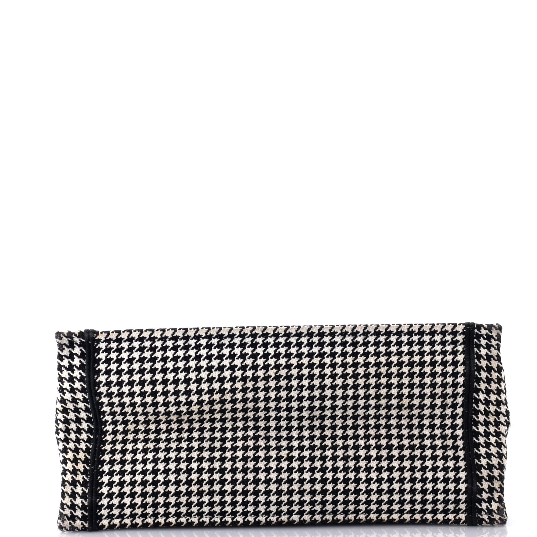Book Tote Houndstooth Canvas Medium