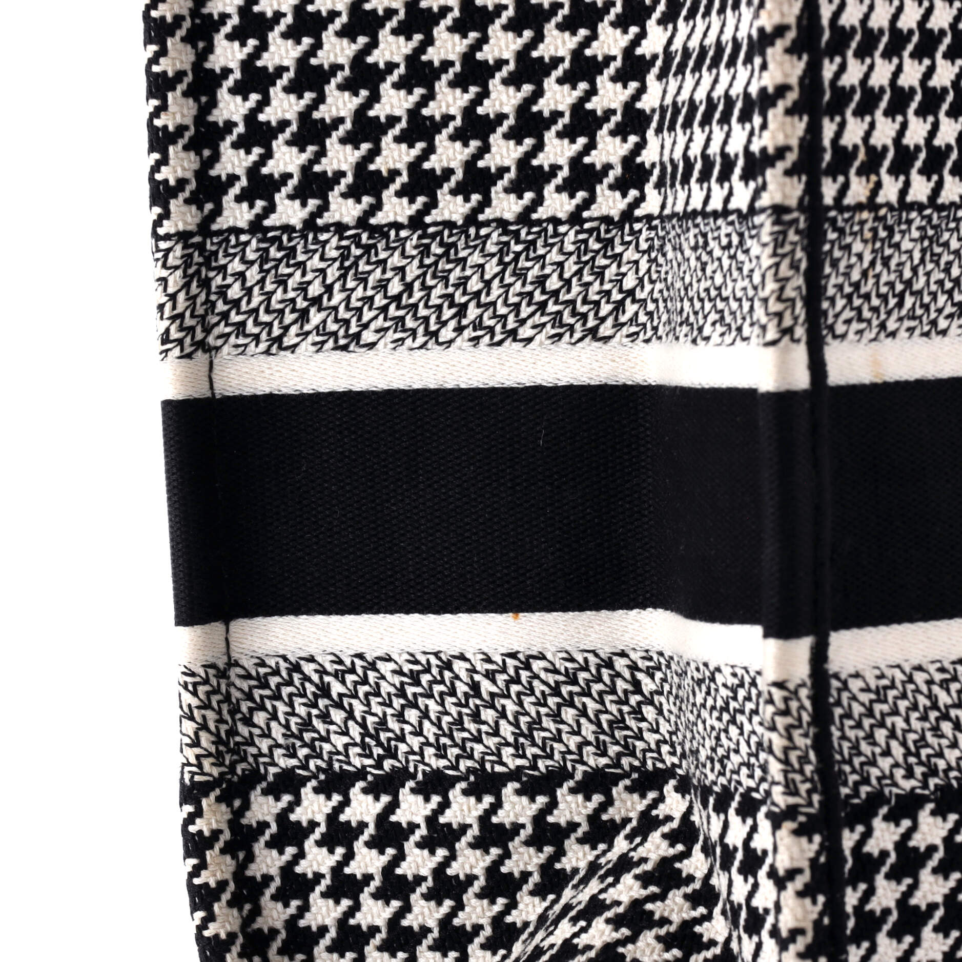 Book Tote Houndstooth Canvas Medium