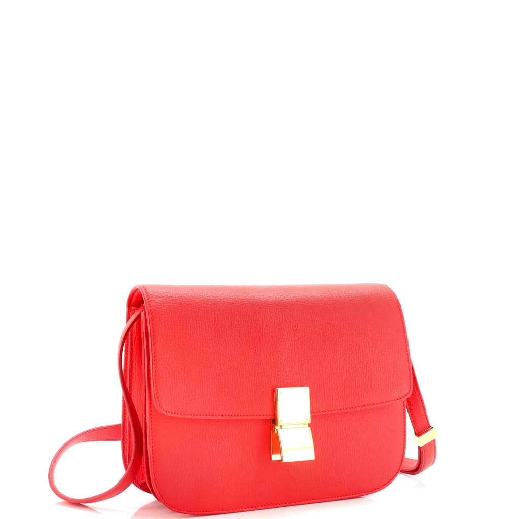 Classic Box Bag Grainy Leather Medium