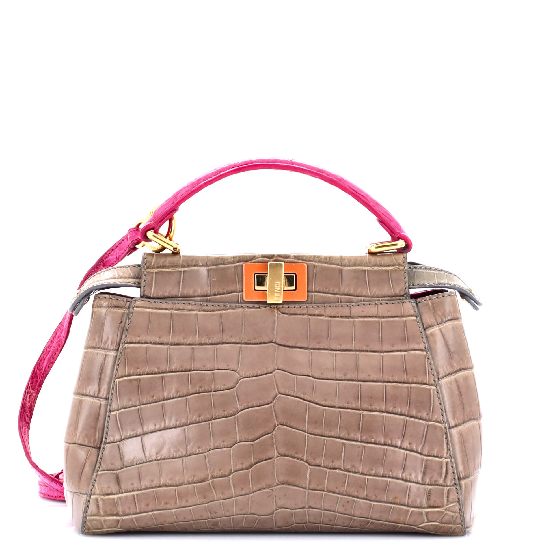 Peekaboo Bag Crocodile Mini